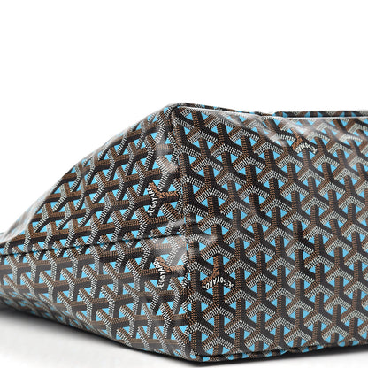 Goyard Goyardine Saint Louis Claire Voie GM Black Blue 8 of 9