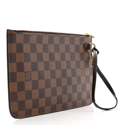 Louis Vuitton Damier Ebene Neverfull MM GM Pochette 3 of 14