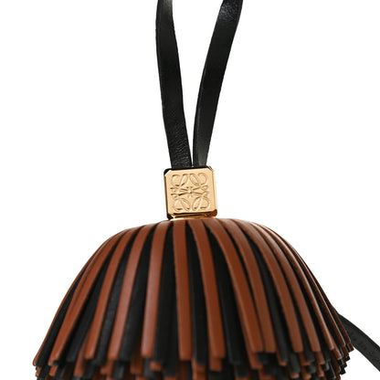 Loewe Calfskin Tassel Bag Charm Dark Tan 4 of 6