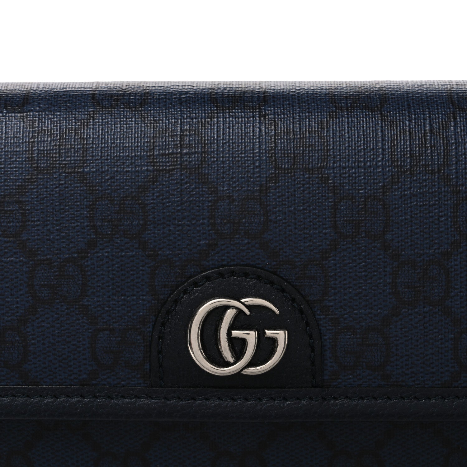 Gucci GG Supreme Monogram Small Ophidia Belt Bag Navy Black 7 of 9
