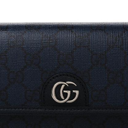 Gucci GG Supreme Monogram Small Ophidia Belt Bag Navy Black 7 of 9