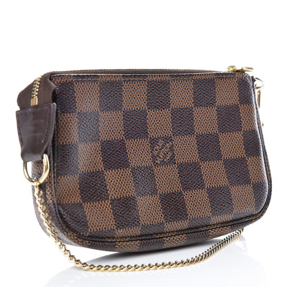 Louis Vuitton Damier Ebene Complice Trunks and Bags Mini Pochette Accessories Red 3 of 7