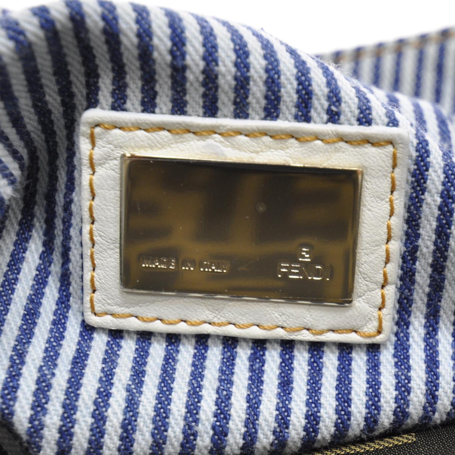 Fendi Denim Striped Spy Blue 8 of 11