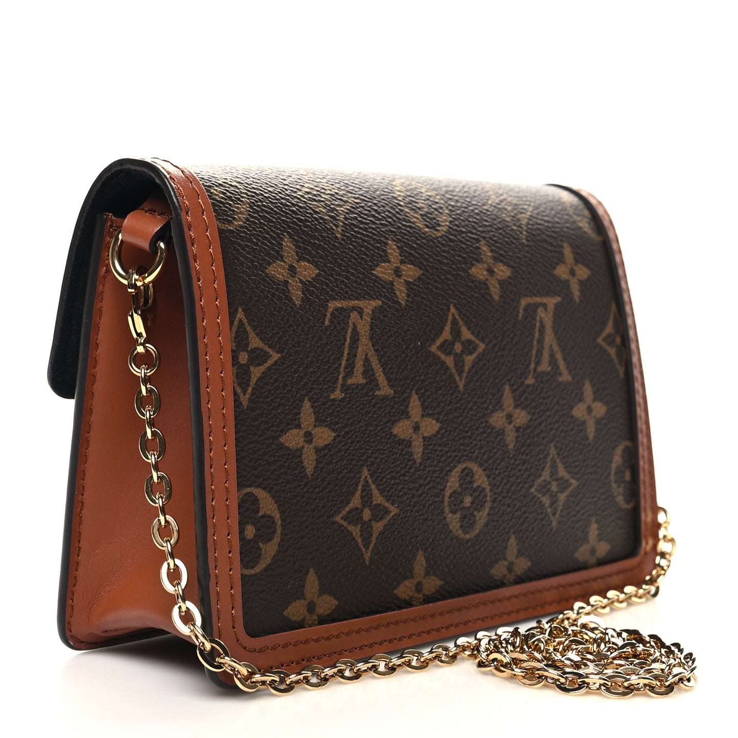 Reverse Monogram Dauphine Chain Wallet
