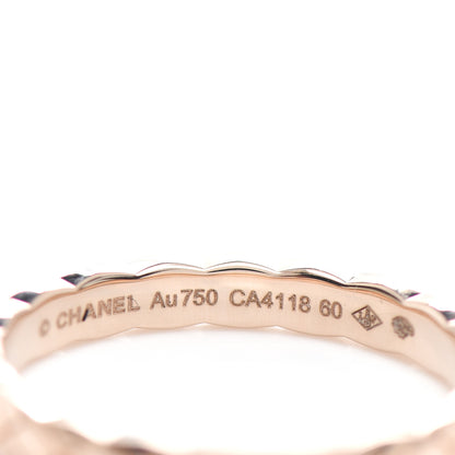 Chanel 18K Beige Gold Mini Coco Crush Ring 60 9 4 of 5