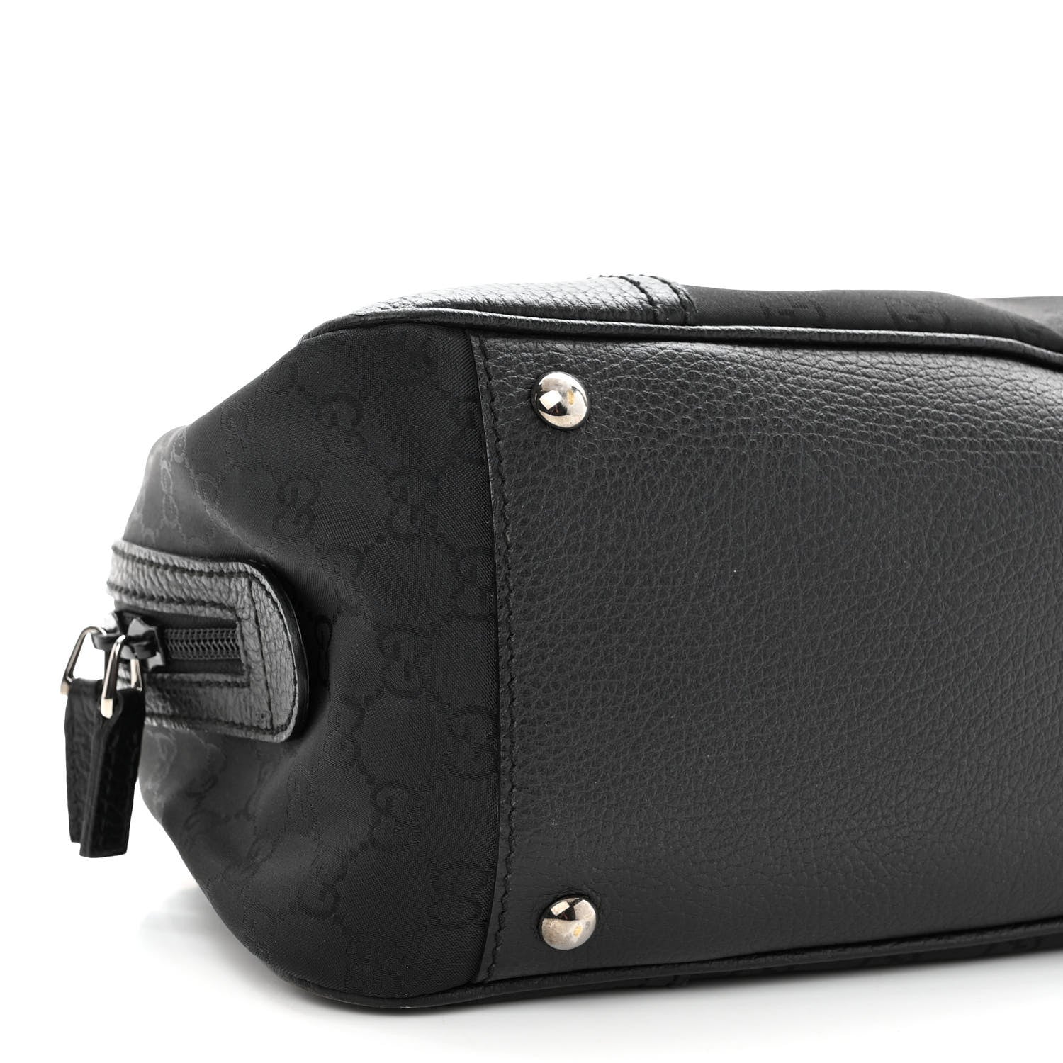 Gucci Canvas Monogram Web Princy Boston Black 9 of 11