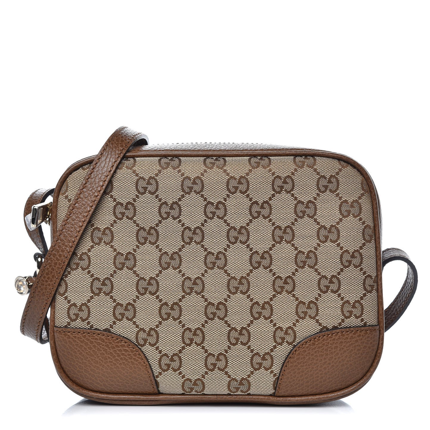 Monogram Mini Bree Messenger Bag Beige Tabacco