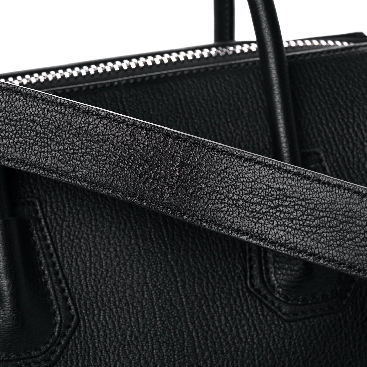 Sugar Goatskin Medium Antigona Black