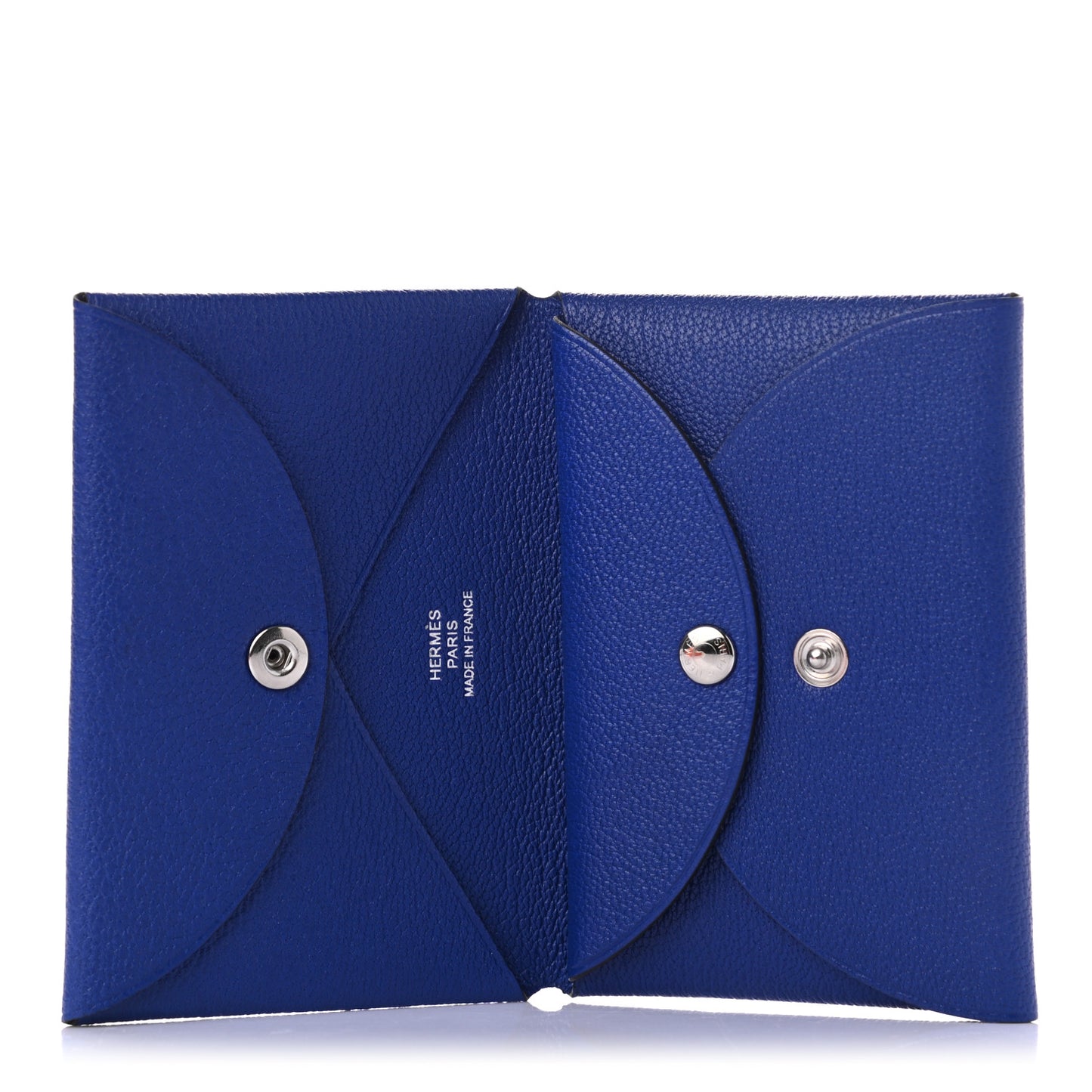 Chevre Mysore Calvi Duo Card Case Bleu Electrique