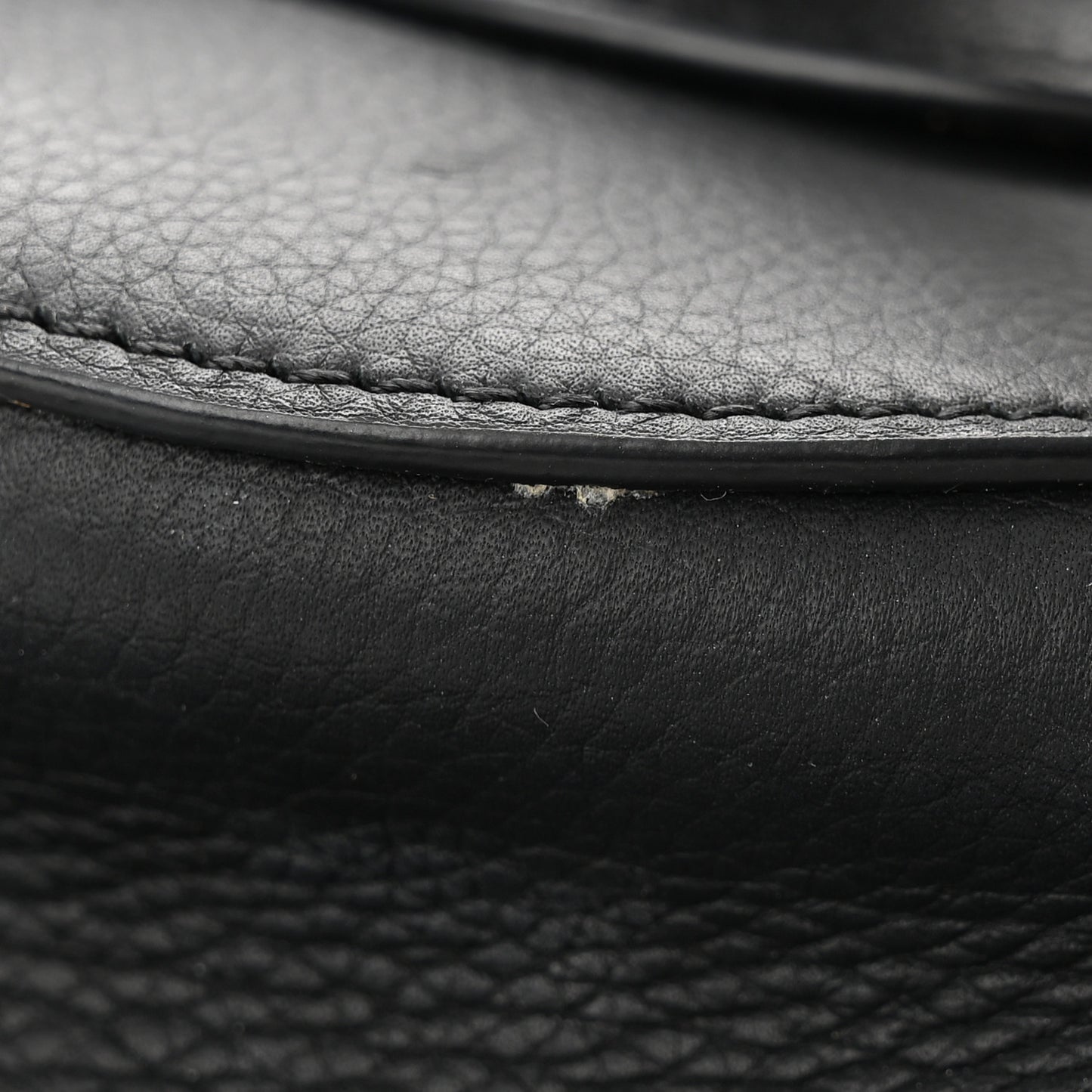 Calfskin Small Gate Crossbody Bag Black Pecan