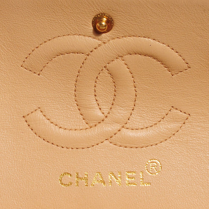 Chanel Lambskin Quilted Small Double Flap Beige 7 of 10