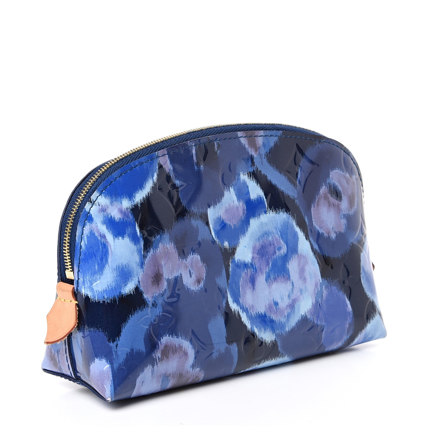 Vernis Ikat Cosmetic Pouch Grand Blue