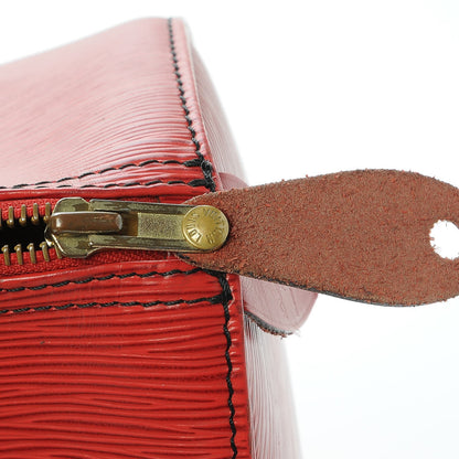Louis Vuitton Epi Speedy 25 Castillan Red 8 of 10