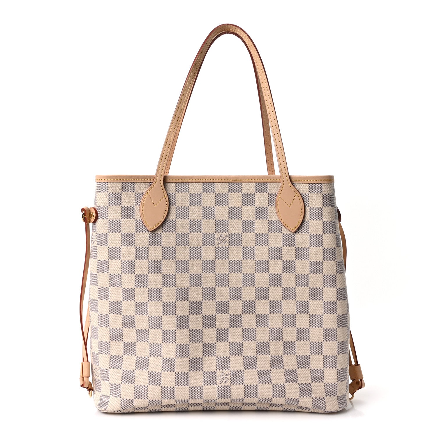 Louis Vuitton Damier Azur Neo Neverfull MM Rose Ballerine 1 of 10
