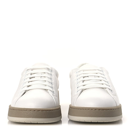 Fendi Calfskin Mens Fendi Match Low Top Sneakers 7 White Beige 3 of 10