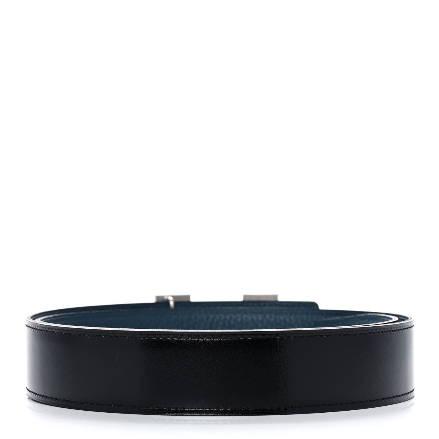 Hermes Box Togo 32mm H Belt 85 Black Colvert 2 of 7