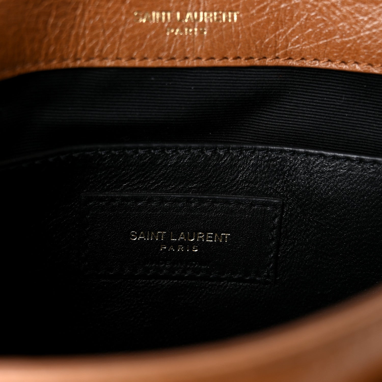 Saint Laurent Crinkled Calfskin Matelasse Monogram Baby Niki Chain Satchel Light Caramel 5 of 10