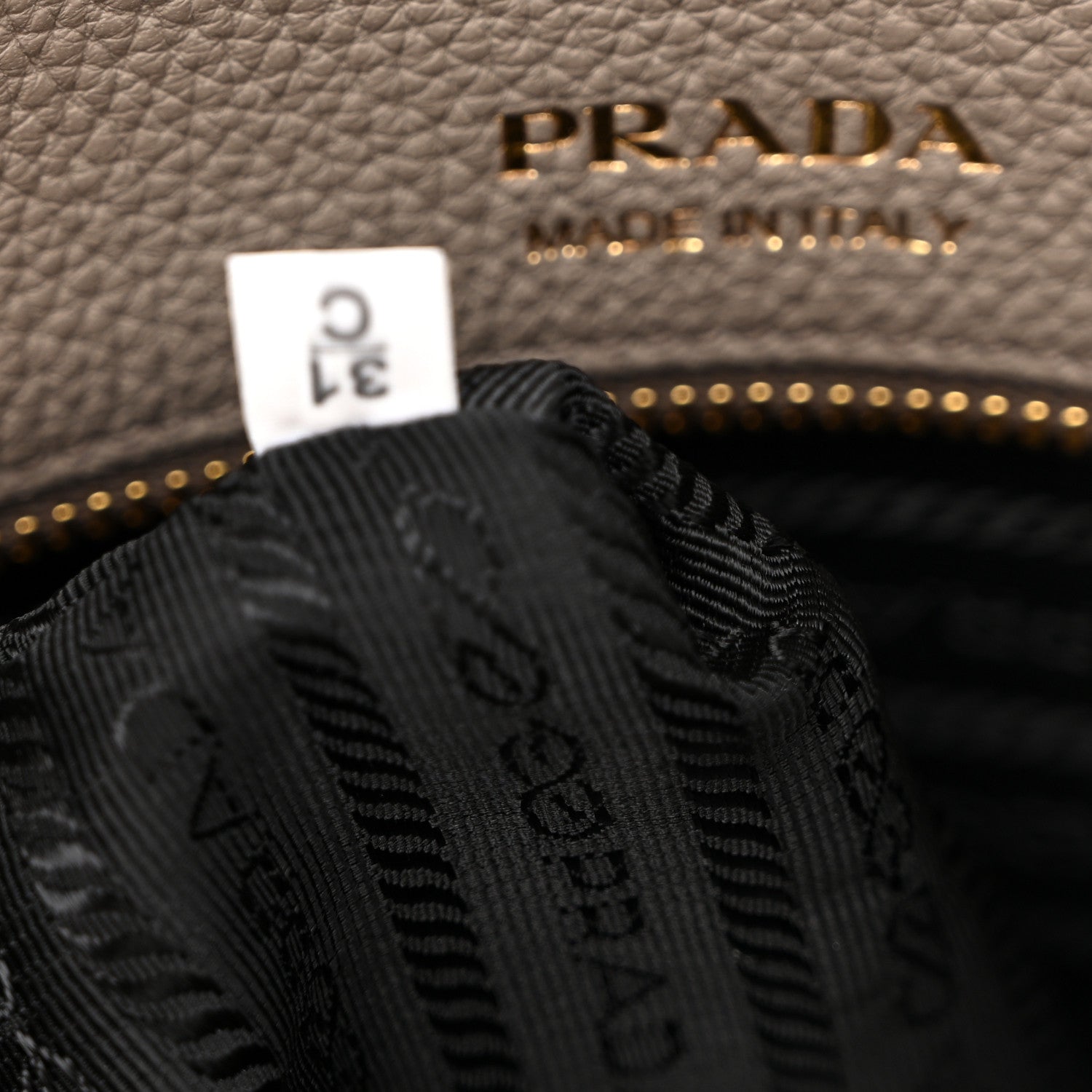 Prada Vitello Daino Large Tote Argilla 7 of 10