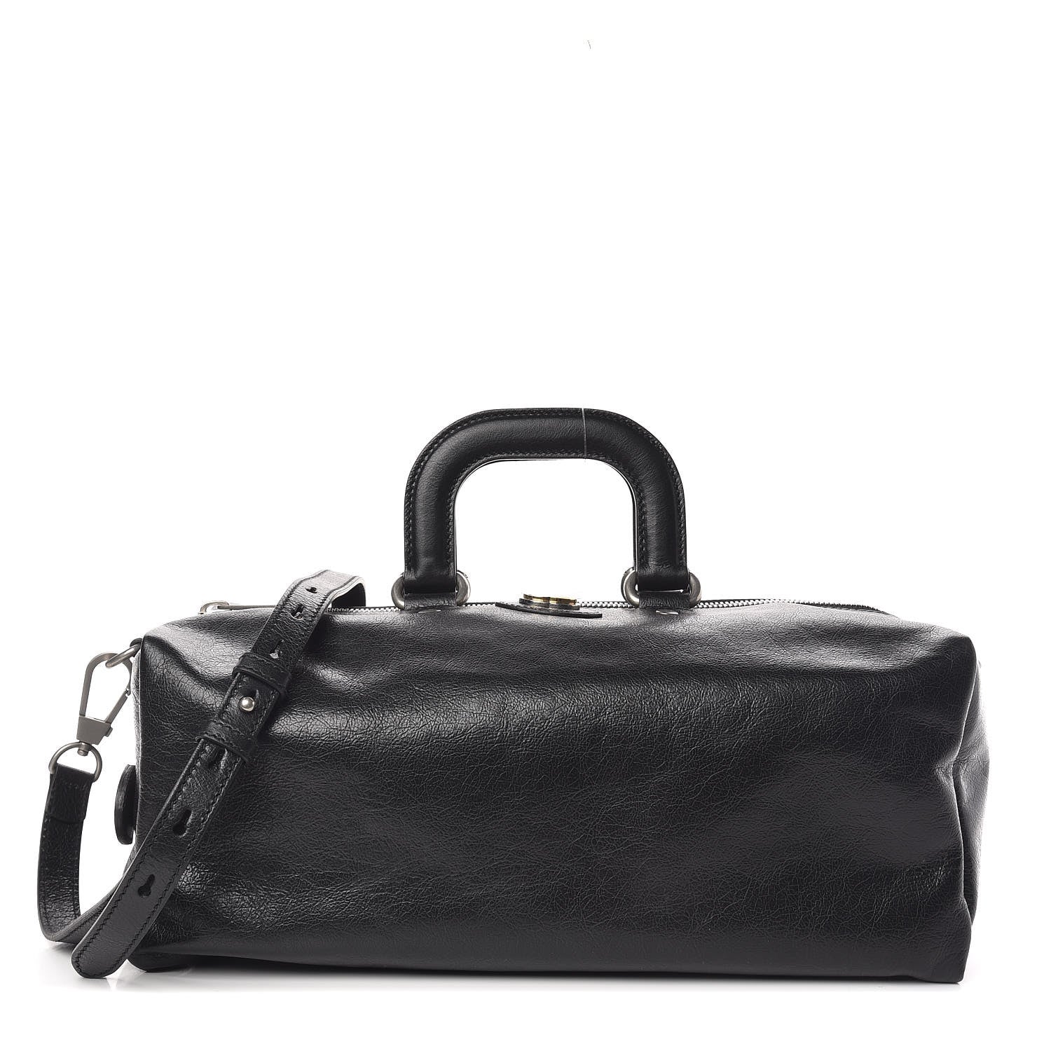 Gucci Fluffy Calfskin Morpheus Convertible Backpack Black 1 of 10