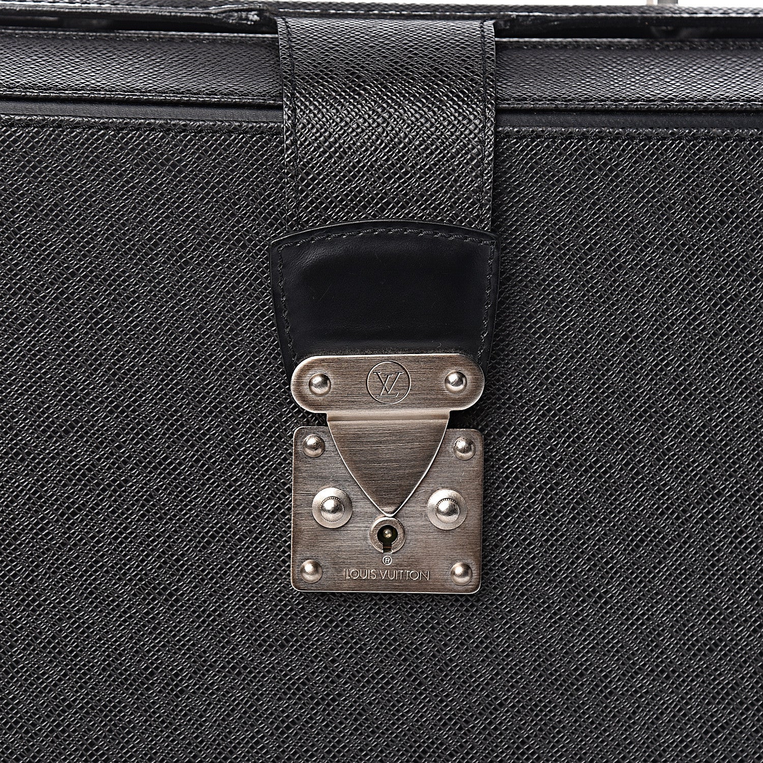 Louis Vuitton Taiga Pilot Case Oural Briefcase Black 11 of 11