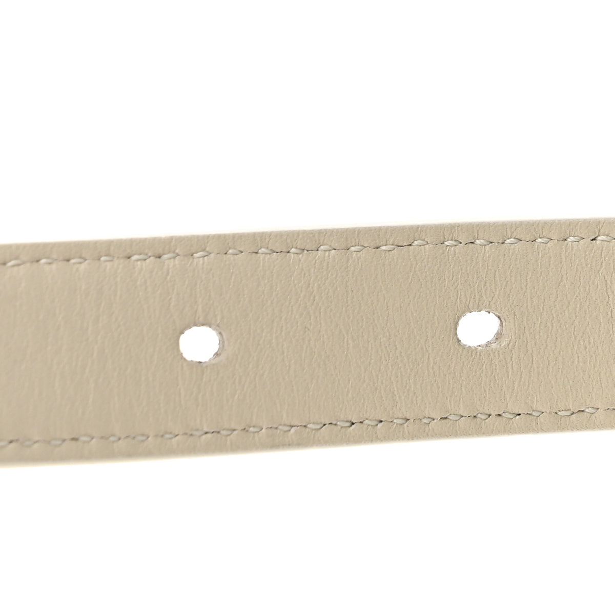 Saint Laurent Smooth Calfskin Monogram Square Buckle Belt 75 30 Crema Soft 4 of 7