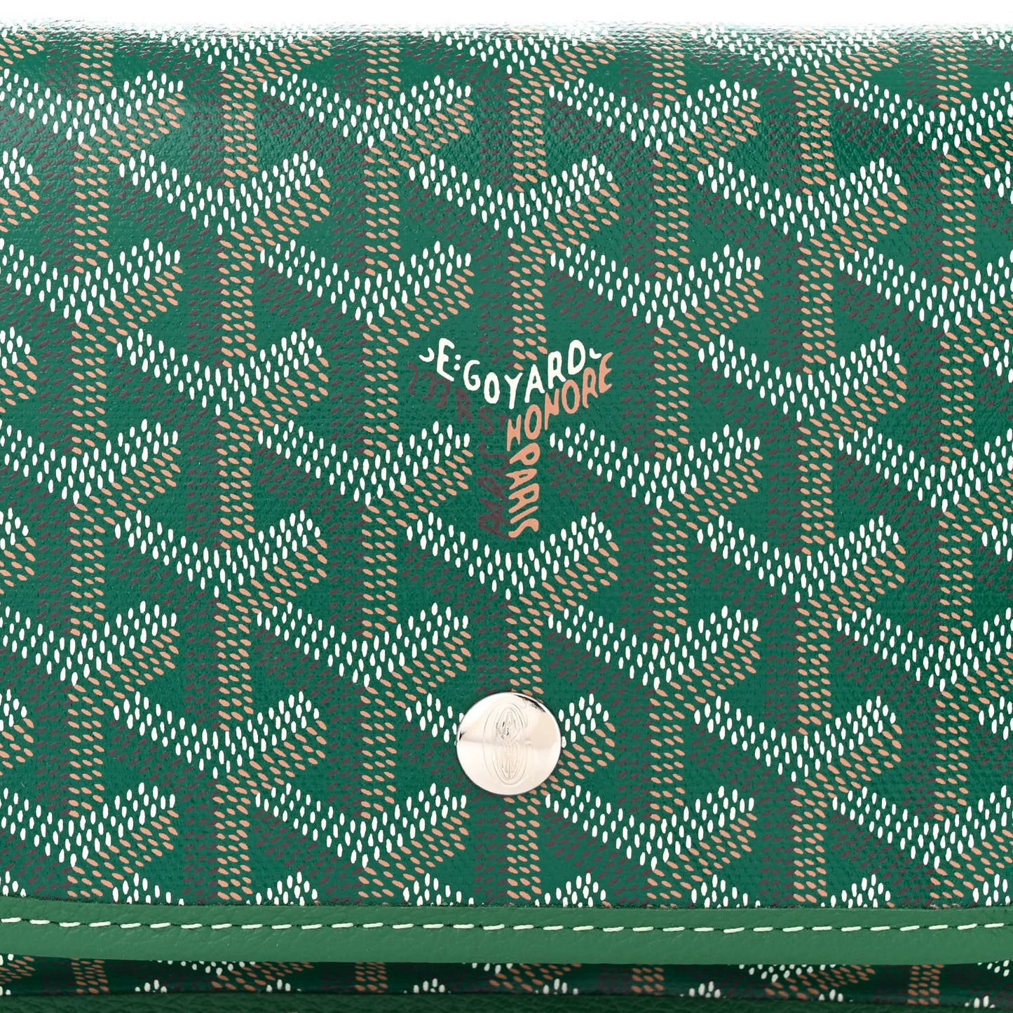 Goyardine Plumet Wallet Clutch Green