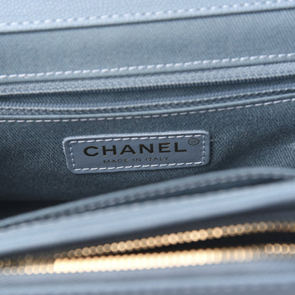 Chanel Caviar Quilted Small Business Affinity Flap Light Blue 5 of 10