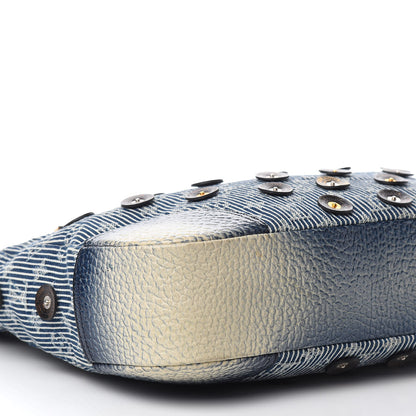 Louis Vuitton Denim Stripes Polka Dot Corsaire Navy 7 of 12