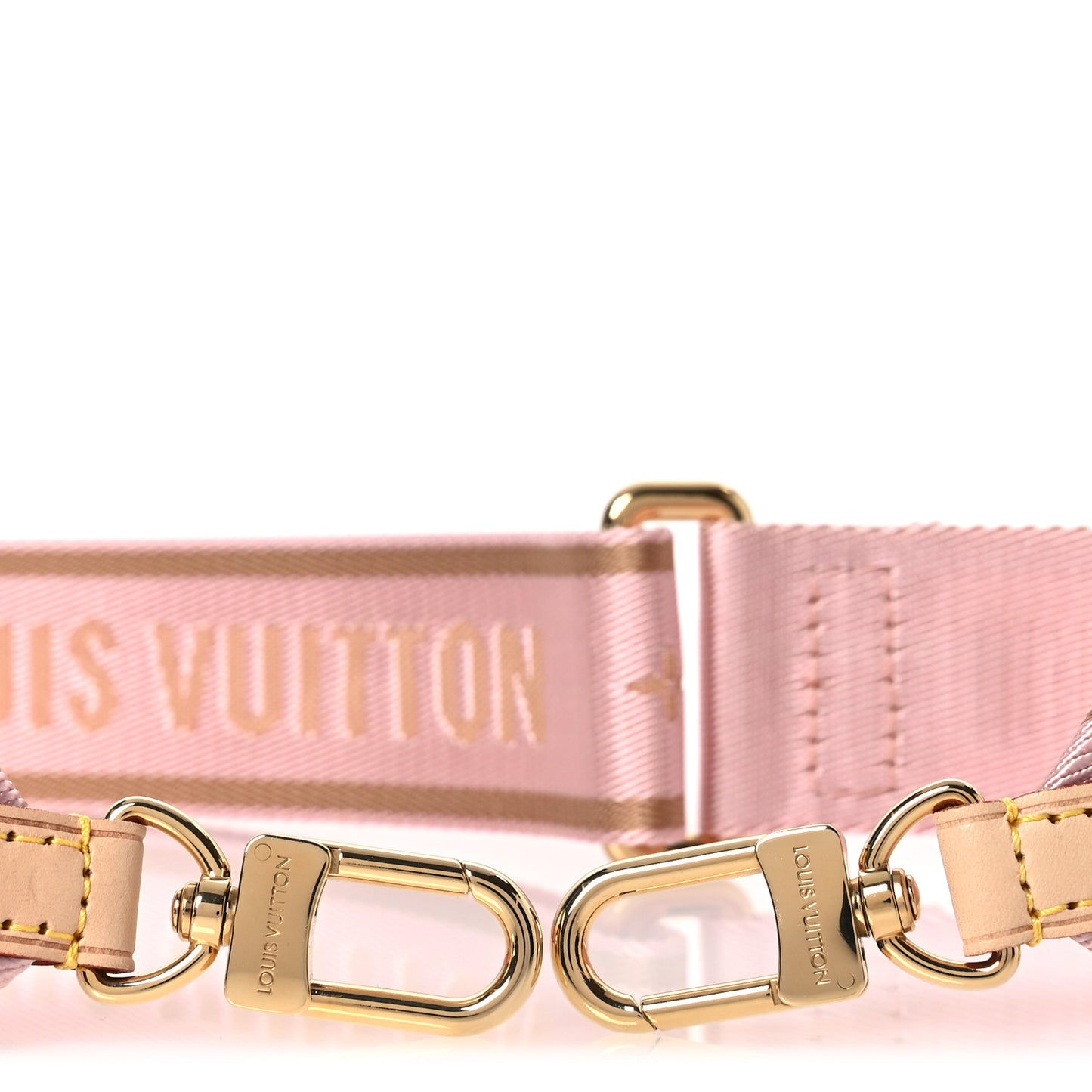 Monogram Multi Pochette Accessories Bandouliere Shoulder Strap Rose Clair