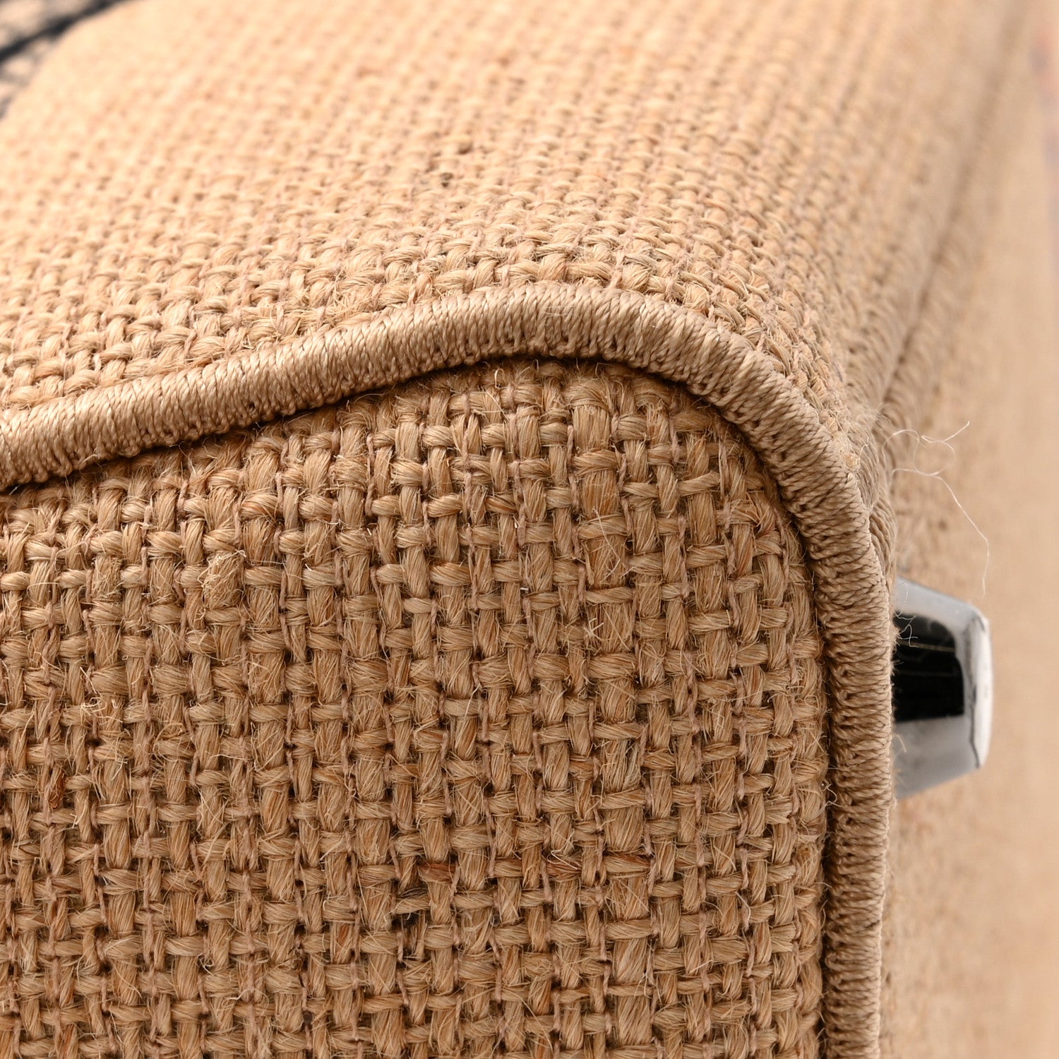 Christian Dior Canvas Jute Embroidered Medium Lady D-Lite Beige Multicolor 14 of 15