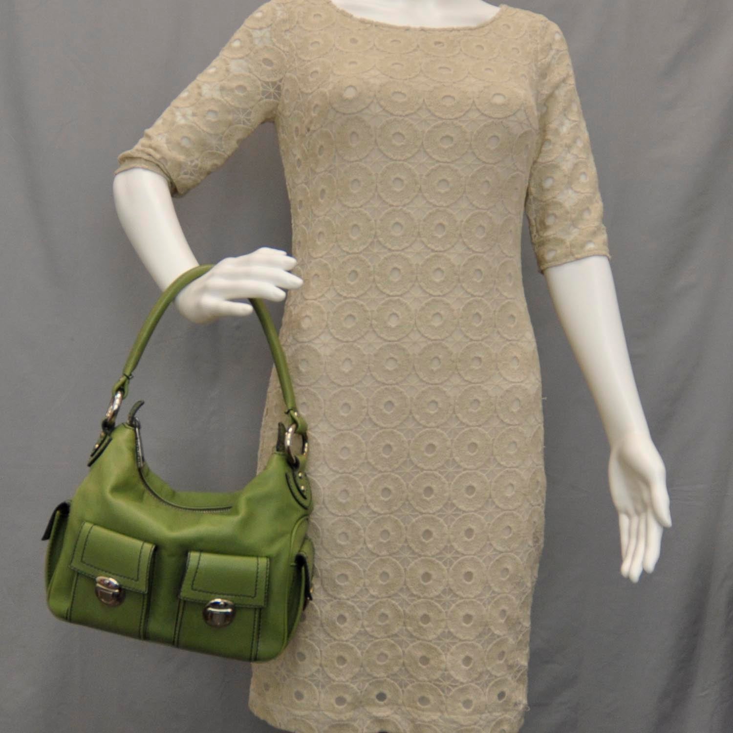 Marc Jacobs Leather Large Multipocket Hobo Sap Green 2 of 7