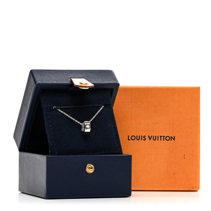 Louis Vuitton 18K White Gold Empreinte Pendant Necklace 5 of 5