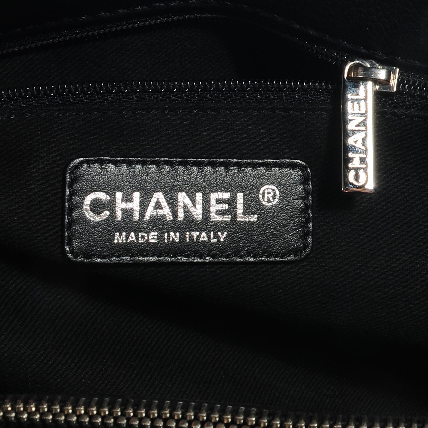 Chanel Caviar Grand Shopping Tote GST Black 6 of 7
