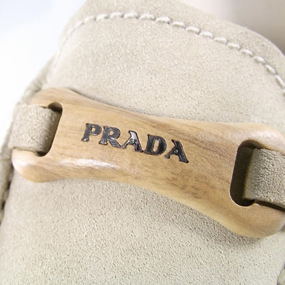 Prada Suede Loafers Driving Moccasins 40 Tan 6 of 7