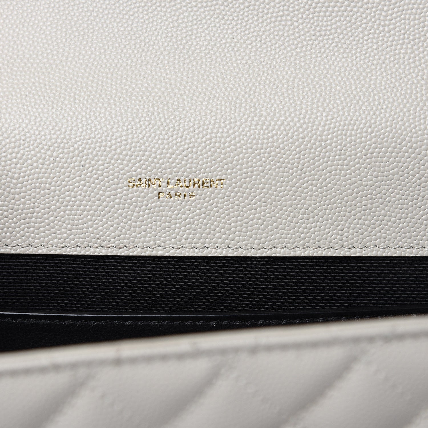 Saint Laurent Grain De Poudre Textured Mixed Matelasse Medium Triquilt Monogram Satchel Porcellana 6 of 14