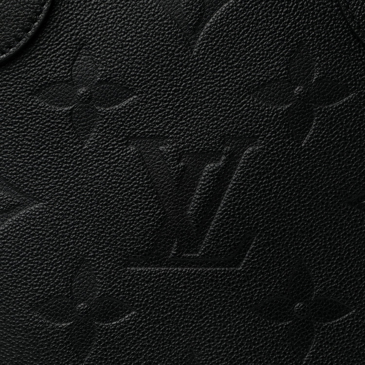 Louis Vuitton Empreinte Monogram Giant Neverfull MM Black 9 of 11