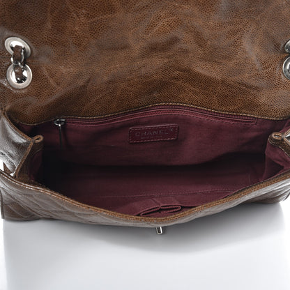 Chanel Crumpled Grained Calfskin Jumbo CC Crave Flap Beige 6 of 12