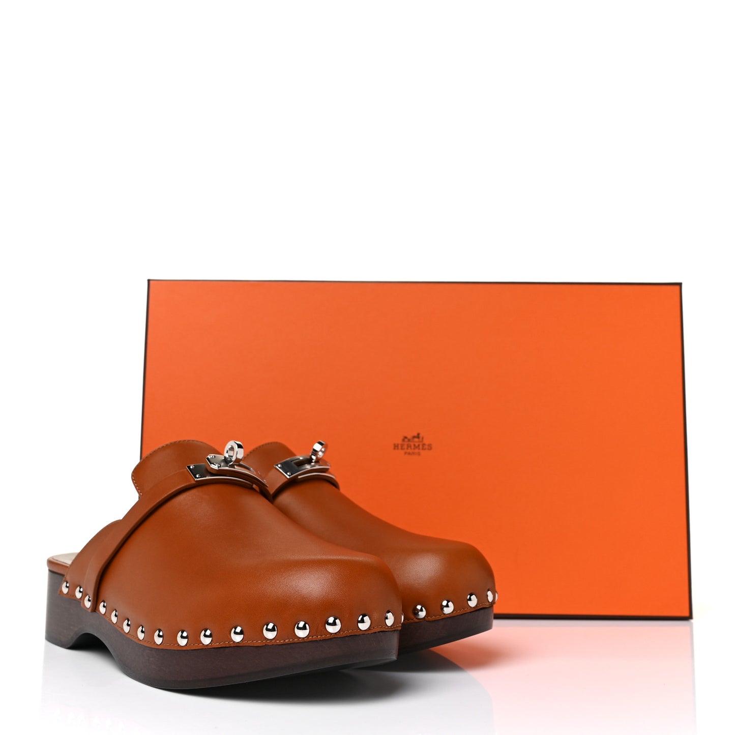 Calfskin Calya Mules 37 Naturel
