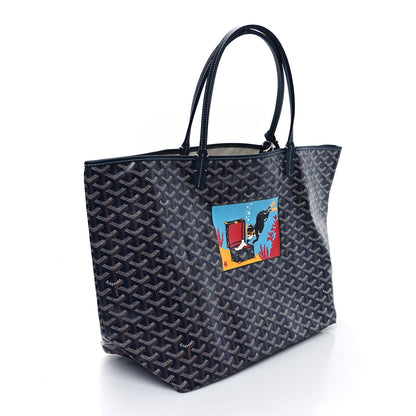 Goyard Goyardine Saint Louis GM Navy 4 of 11