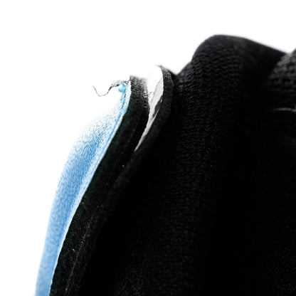 Louis Vuitton Calfskin Mens Zig Zag Sneakers 11.5 Black Blue 12 of 14
