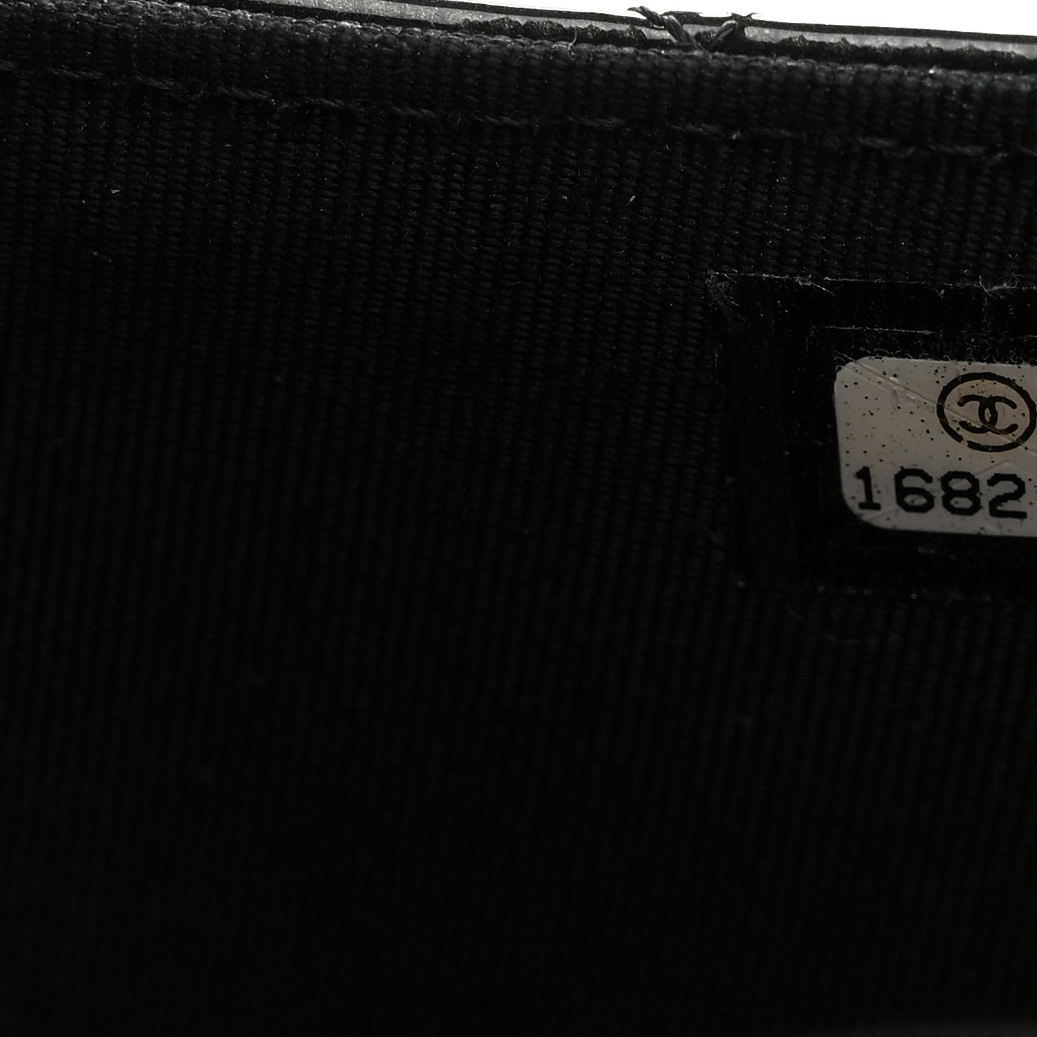 Chanel Striated Patent Quilted Travel Wallet Black 8 of 9