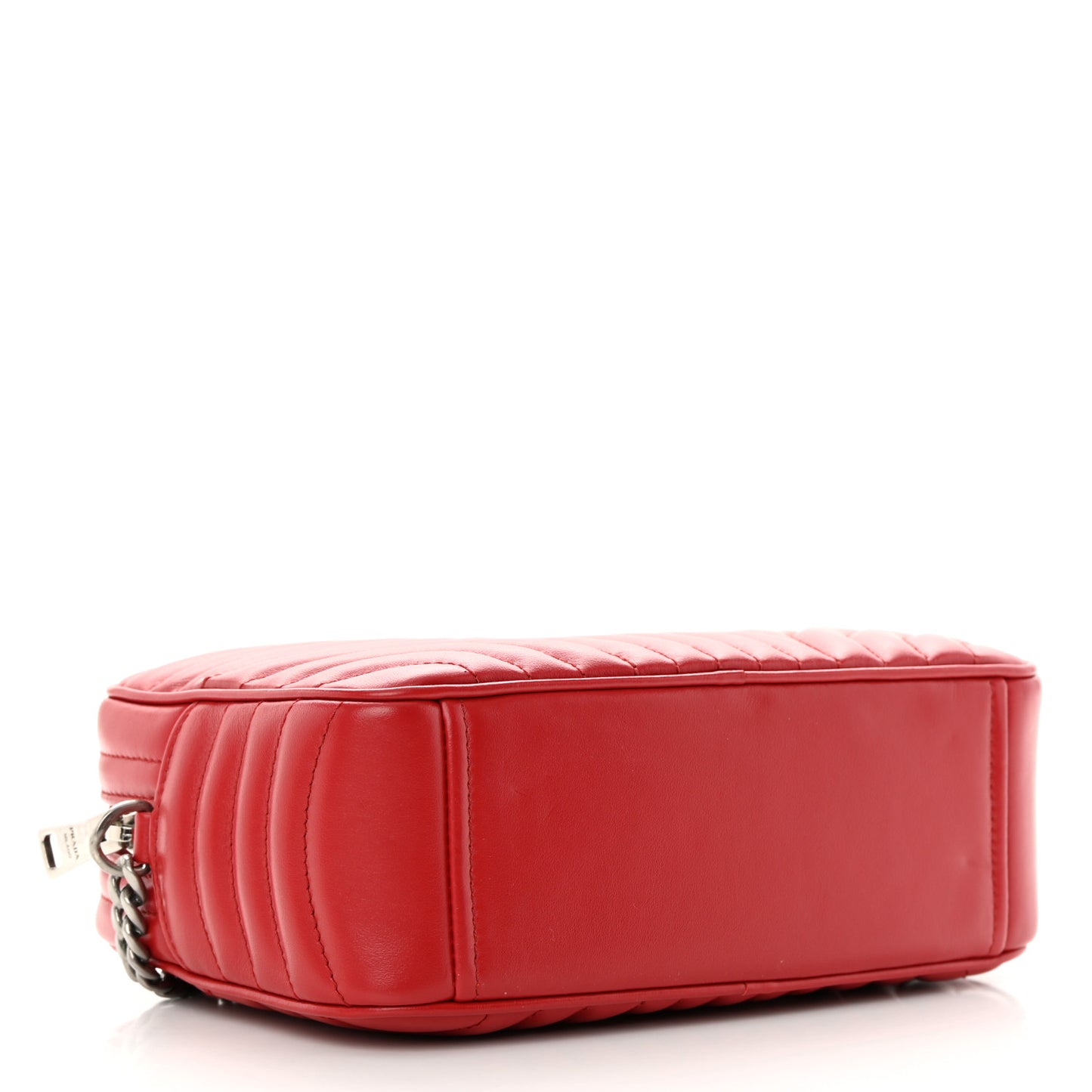 Soft Calfskin Diagramme Camera Bag Rosso