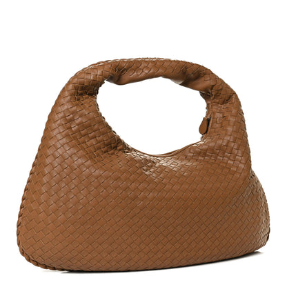 Bottega Veneta Nappa Intrecciato Large Veneta Hobo Camel 3 of 11