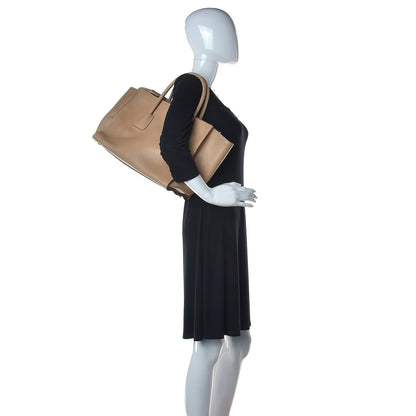 Prada Vitello Soft Twin Pocket Tote 2 of 15
