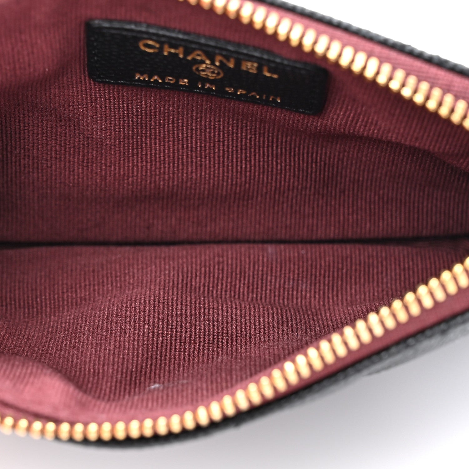 Chanel Caviar Quilted Small Cosmetic Case Black 5 of 8