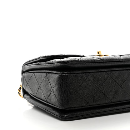 Chanel Caviar Quilted Coco First Flap Black 9 of 10