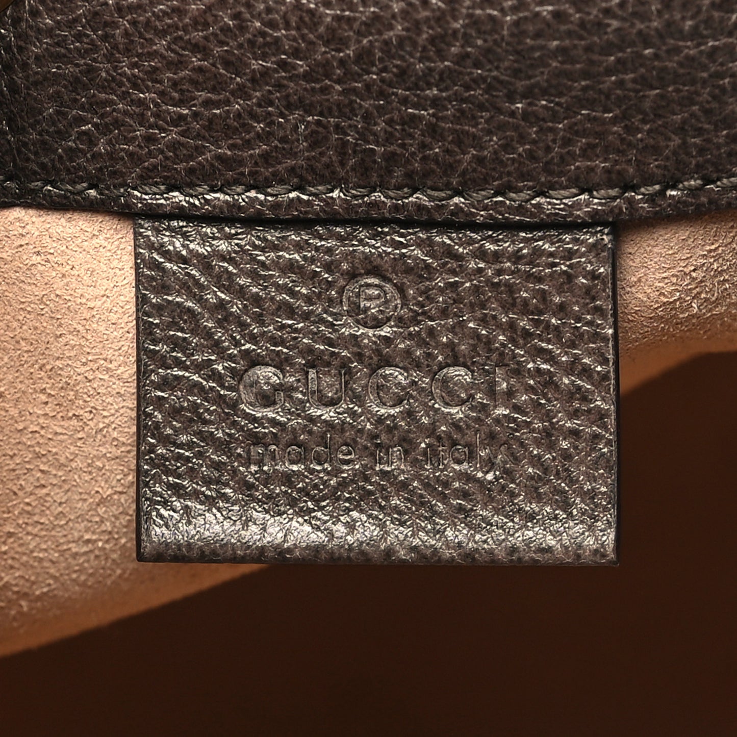 GG Supreme Monogram Web Mini Ophidia Bucket Bag Brown