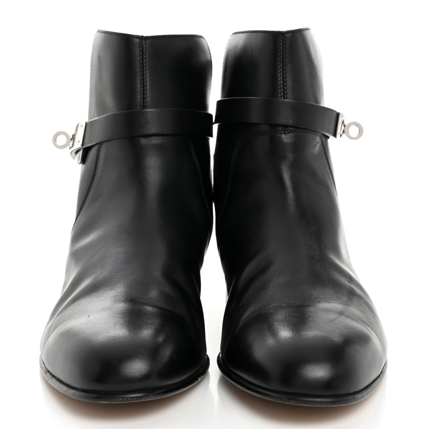 Calfskin Neo Low Boots 40 Black