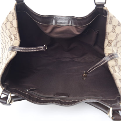 Gucci Monogram Large D Ring Hobo Dark Brown 5 of 15