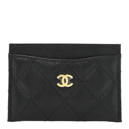 Chanel Caviar Quilted Card Holder Black 1 of 11